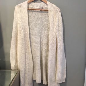 White cardigan from Chico’s